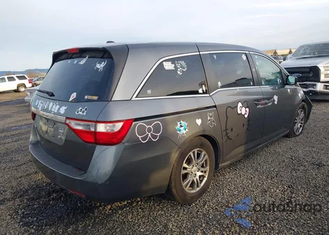 2011 Honda Odyssey Ex-L z USA, uszkodzony, nr VIN 5FNRL5H64BB076457